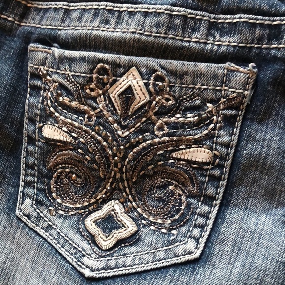 Ariya jeans boot cut light denim blue jeans size 5/6 - Picture 5 of 7